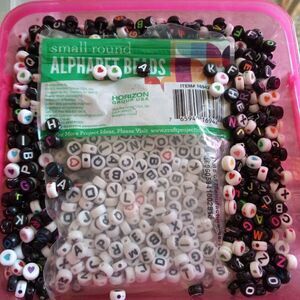 Metal beaded name Necklace or bracelet